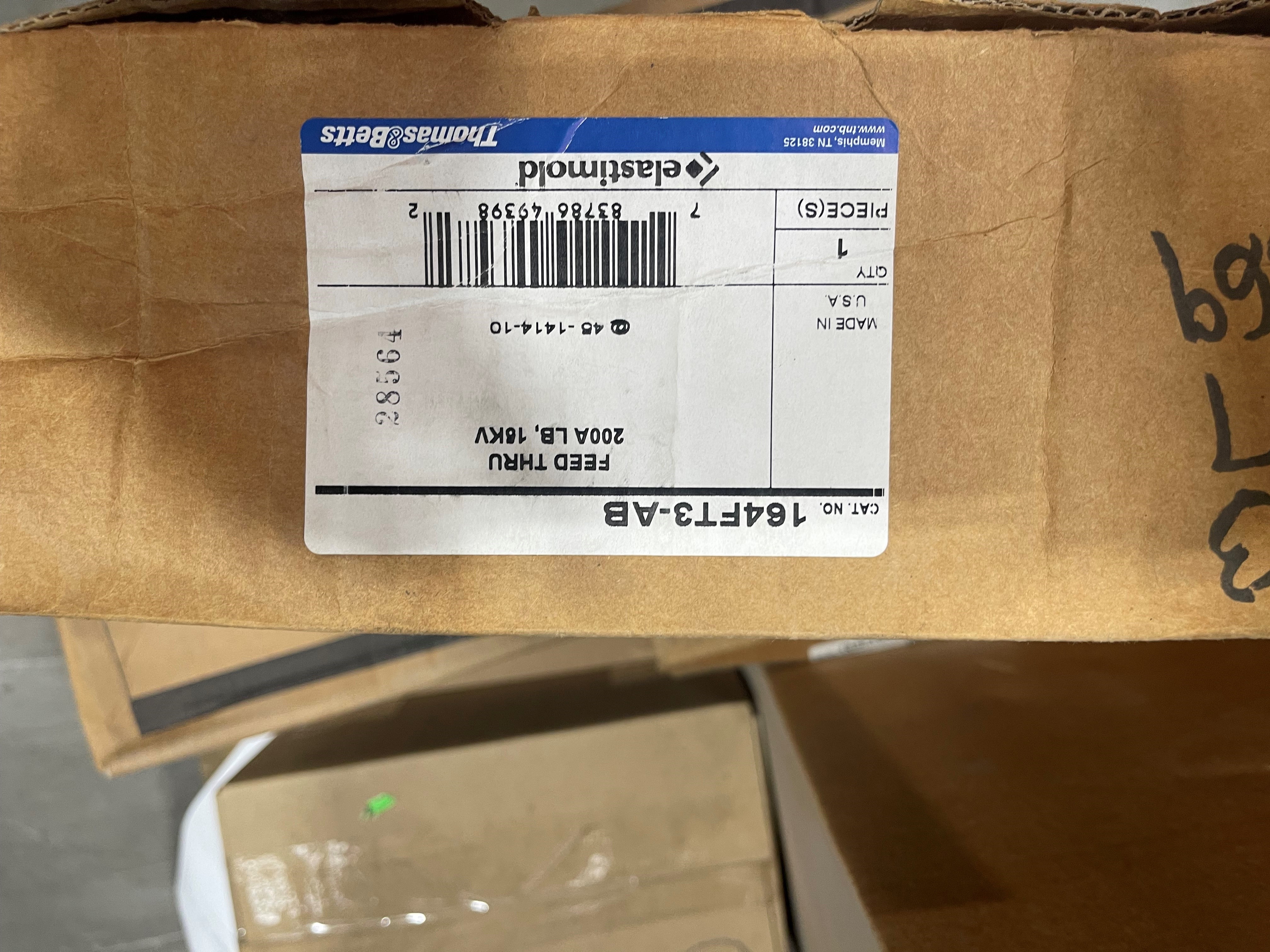 FEEDER, THRU LBK DVC 3WAY 200A 15KV