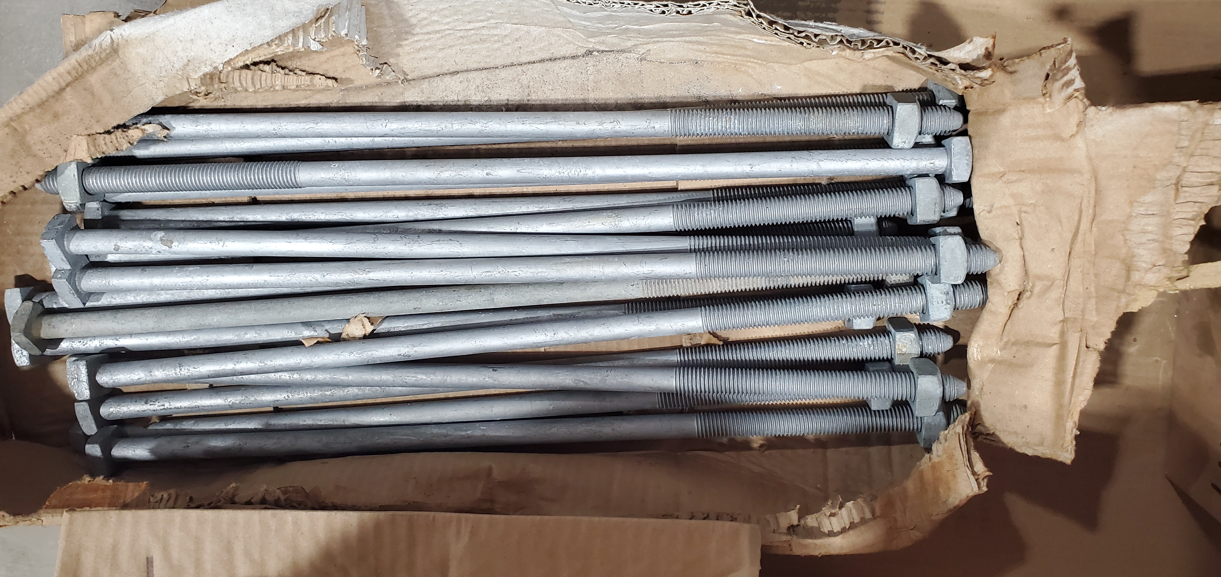 BOLT, 5/8INx19-1/2INx6IN L THD