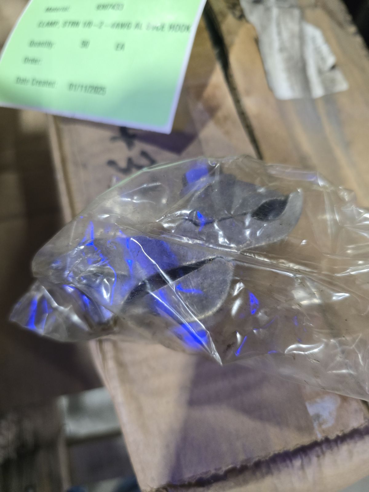 CLAMP, STRN 1/0-2-4AWG AL SVCE HOOK